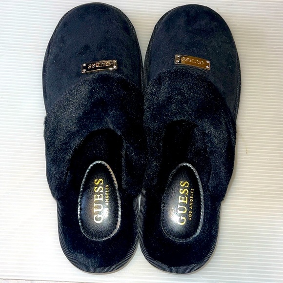 Guess Shearling Slippers - Picture 1 of 7